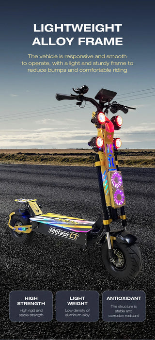 Fast Delivery GT-M8 72V50AH 60V60AH Dual Motors trottinettes électriques 13/14 inch City/off-road Wheel Adult Electric Scooter