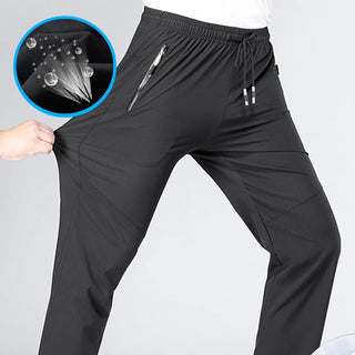 Elastic Waist Jogger Sweatpants Men Casual Classic Sport Men's Pants Quick Dry Straight Trousers Breathable Plus Size 4XL 5XL