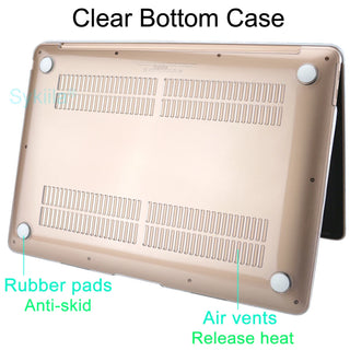 Case for Macbook Air 13 M4 M1 Pro 13 14 M5 M3 15 16 M2 Mac Hard Shell Funda A3240 A3113 A3241 A3434 Laptop Accessory Cover