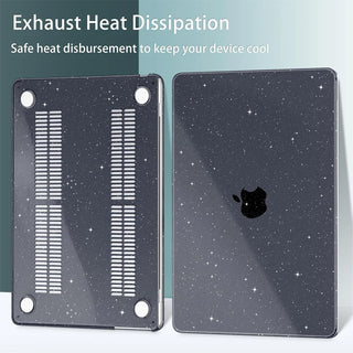Glitter laptop Cover For 2025 Macbook Air 13.6 M4 Case MacBook Air 15 M4 Chip Case MacBook Pro 14 M4 Pro 16 M3 M2 M1 Pro 13 Case