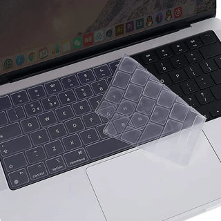 Keyboard Cover For 2005 - 2024 New M4/M3 Macbook Pro /Air 13/15/13.6/16/12 inch Skin (UK/US Layout)A2681/A2442/A2779/A2780/A2338
