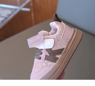 Spring Sport Shoes For Children PU Leather Boy's Girl's Sneakers Soft-soled Waterproof Infant Baby Ergonomics Kid's Sneakers