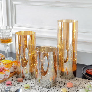 3Pcs Glass Flameless Candles LED Battery Powered Candles Fairy Light Table Lamp with 8-Key Remote Control Christmas Home Decor