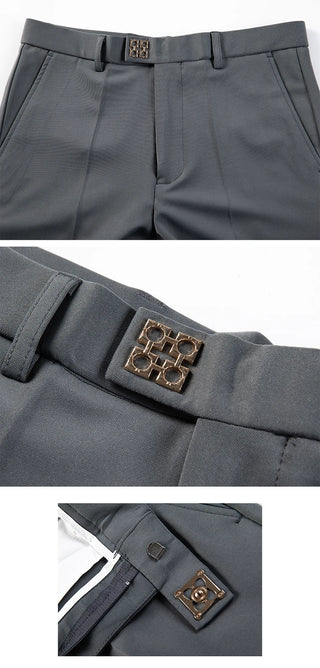 Men Suit Pants Dress Pantalone Hombre Stretch Slim Formal Trousers Calça Masculina Solid Color Casual Pants Fashion Men Clothing