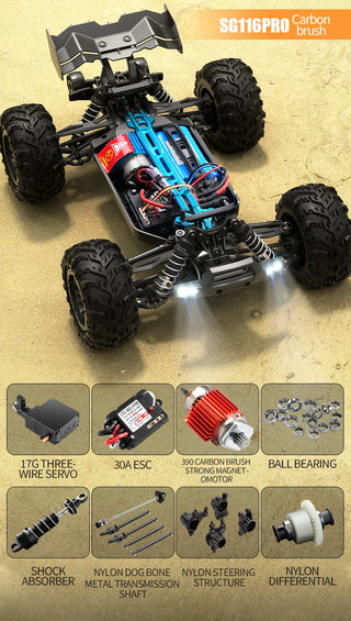 SG116 MAX 1:16 High Speed Drift Racing Car 80KM/H Brushless Motor 4WD SG316 MAX RC Off Road Car Monster Trucks Toy For Kids Gift