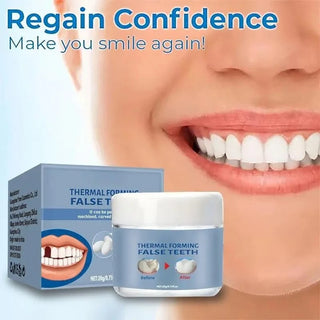 Moldable False Teeth, Tooth Repair Granules, Tooth Beads, Temporary Filling for Rooth, Broken Tooth Repair Kit, Thermal Fit Q6N2