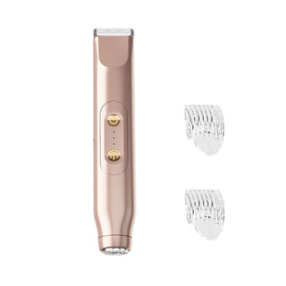 Women's specialized body hair shaving 2-in-1 electric shaver, dual head design, private, armpit hair, leg hair removal device