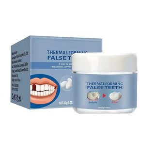 Moldable False Teeth, Tooth Repair Granules, Tooth Beads, Temporary Filling for Rooth, Broken Tooth Repair Kit, Thermal Fit Q6N2