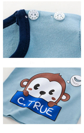 Children Pajamas Sets Unisex Soft Comfort Cartoon Dinosaur Clothing Set Outfit Suitable Boys Girls Perfect for Autumn Winter