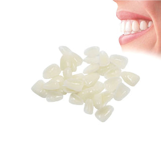70PCS/Package Beauty Ultra-Thin Medical Whitening Upper Anterior Resin Teeth Porcelain Teeth Dental Films