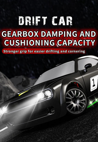 Teeggi 2.4G RC CAR With LED Light 4WD Remote Control Drift Cars Professional Racing Toys for Children Gifts VS GTR Model AE86