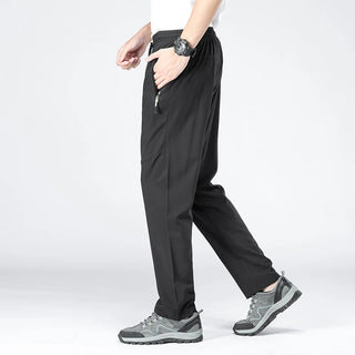 Elastic Waist Jogger Sweatpants Men Casual Classic Sport Men's Pants Quick Dry Straight Trousers Breathable Plus Size 4XL 5XL