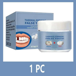Moldable False Teeth, Tooth Repair Granules, Tooth Beads, Temporary Filling for Rooth, Broken Tooth Repair Kit, Thermal Fit Q6N2