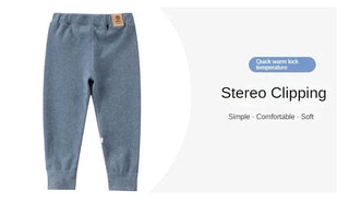 Big Size Children's Fleece Warm Render Pants For Boys Girls Winter Velvet Leggings Kids Baby Base Pants Thickened Long Johns