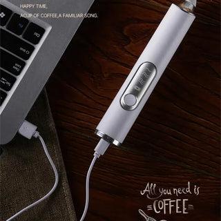 Handheld Double Stick Wireless Whisk Custard Foamer Mini Portable Blender Coffee Milk Three Speed Control Egg White Whipped USB