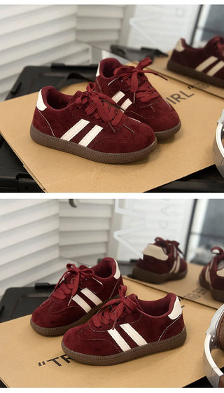 Childrens' Retro Fashion Casual Sports Shoes 2025 Autumn New Girl's Fashion Comfortable Low Top Shoes Boys' Soft Soled Sneakers