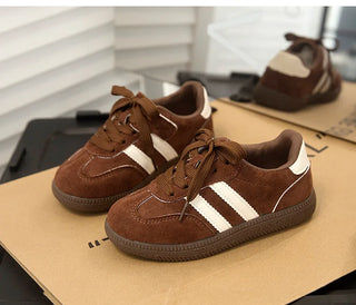 Childrens' Retro Fashion Casual Sports Shoes 2025 Autumn New Girl's Fashion Comfortable Low Top Shoes Boys' Soft Soled Sneakers