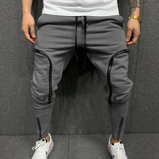 New 2023 Cargo Pants Trousers for Men Full Length Solid Color Loose Multi-pocket Drawstring Pockets Pants Male Cargo Pants 5XL