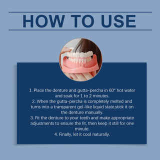 Silicone Denture Kit Temporary Orthodontic Upper Lower Set Fake Tooth Oral Care Easy Use Whitening Dentures Simulation Braces