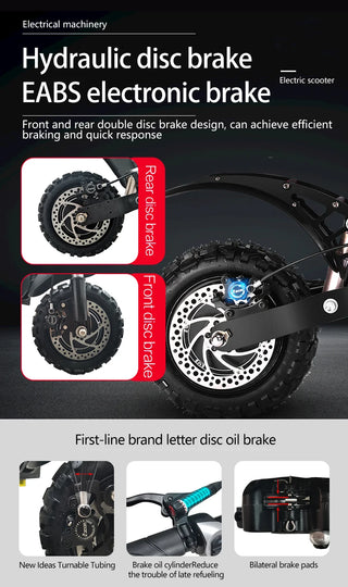 STLF Advanced A  Warehouse Heavy Duty 6000w 8000w Dual Motor Fast Speed Scooters Long Range Off Road Electrical Scooter