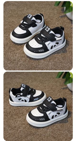Kids Baby Sneakers Boys Girls Running Casual Footwear PU Leather Non-slip Toddler Kids Soft Comfortable Children Sports Footwear