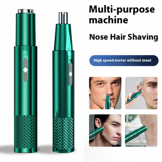Ear and Nose Hair Trimmer for Men 360 Rotating Dual-Blade Electric Shaver Professional Ear Nose Hair Clipper Facial Hair Removal