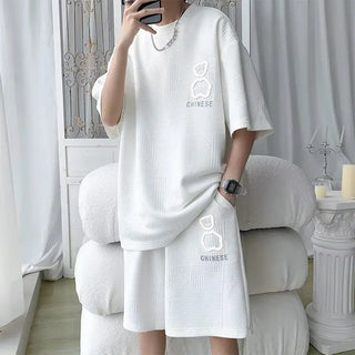 Summer Men's causal swag set