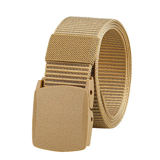 Men's Casual Tactical Belt - High Quality Military Nylon Durable Plastic Buckle Outdoor Sports Training Versatile Denim Belt