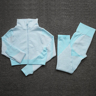 2/3Pcs Seamless Yoga Set Gym Fitness