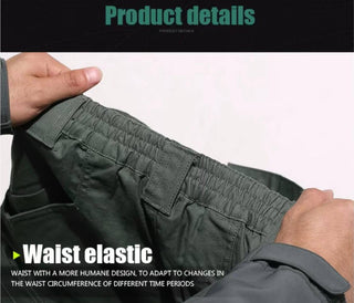 Men's Outdoor Military Casual Tactical Pants Breath Waterproof Cargo Pant Men Army Camping Fishing Lightweight Trousers