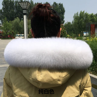 100% Natural Real Fox Fur Collar Fashion Scarves For Ladies Women And Men