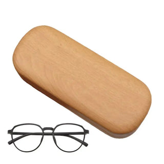 Eye Glass Carry Case Wooden Glasses Case Wood Grain Durable Handmade Fashionable Retro Unique Carry Case For Sun Glasses