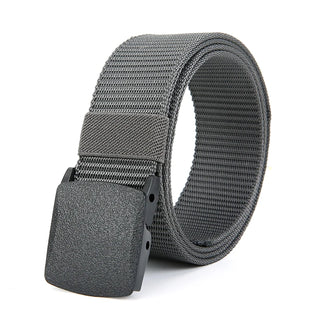 Men's Casual Tactical Belt - High Quality Military Nylon Durable Plastic Buckle Outdoor Sports Training Versatile Denim Belt