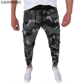 Casual Military Tactical Cargo Pants Men Multi Pocket Camouflage Sweatpants Men Spring Autumn Pencil Harem Jogger Trousers