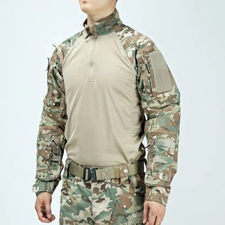 Tactical Suit Combat Shirts Pants Two Piece Set Men Field Training FROG Scouting Uniform CS Airsoft Shot Kit Paintball Gear