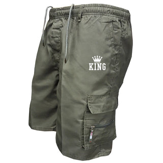 New Men’s Camouflage overalls loose casual camouflage summer shorts large size multi-pocket five points pants men