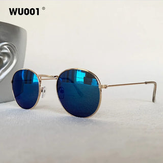 Vintage Oval Classic OUTDOORSMAN Style Sunglasses Round Glass Lens Brand Design Sun Glasses Oculos De Sol UV400
