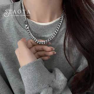 Basic Versatile Stainless steel Cuban Necklace