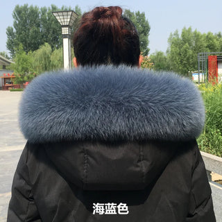 100% Natural Real Fox Fur Collar Fashion Scarves For Ladies Women And Men