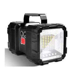 Double Head Searchlight Outdoor Portable Camping Lantern 7 Modes Super Bright Flashlight Outdoor Waterproof Emergency Work Lamp