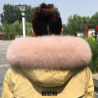 100% Natural Real Fox Fur Collar Fashion Scarves For Ladies Women And Men