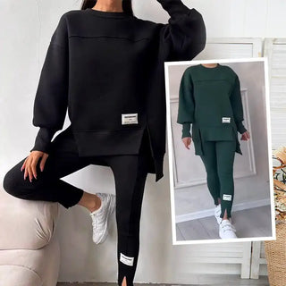 Women's 2 Piece Sweater Leggings Set Pullover Sweatshirt Jogger Sweatpants Tracksuit Casual Outfits