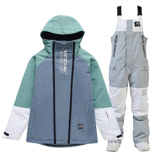 New Snowboarding Suit Men Women Skiing Suit Winter Outdoor Warm Windproof Waterproof Ski Hoodie Jacket+Pants Set Ski Equipment