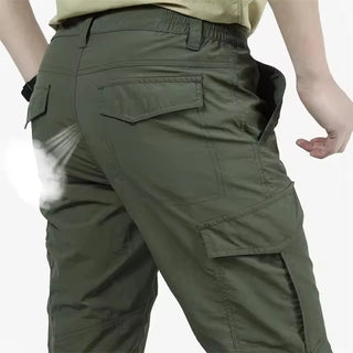 2025 Outdoor Waterproof Tactical Cargo Pants Men Breathable Summer Casual Army Military Long Trousers Male Quick Dry Cargo Pants
