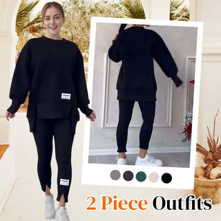 Women's 2 Piece Sweater Leggings Set Pullover Sweatshirt Jogger Sweatpants Tracksuit Casual Outfits