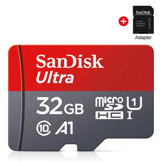 SanDisk Ultra Micro SD Memory Card TF Flash Card A1 V10 C10 U1 32GB 64G 128G 256G for Camera Phone Nintendo Switch Table