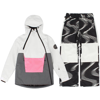 Women Ski Jacket Pant Men Snowboard Suit Winter Clothing Trouser Windproof Waterproof Outdoor Sport Wear for Couple Mountain Set