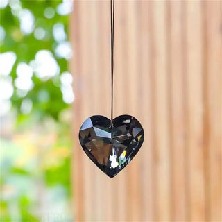 R9UF Rainbow Sun Catcher Love Heart Crystal Ornaments For Enhancing Living Space Decors