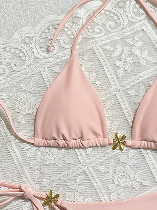 Micro Bikinis Sexy Women Swimsuit Swimwear 2025 Push Up Bikini Set String Bathing Suit Halter Beachwear Brazilian Biquini Female