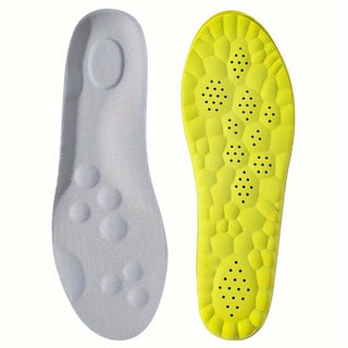 1Pair High Elasticity Latex Sport Insoles Soft Shoe Pads Arch Support Orthotic Insoles Deodorant Shock Absorption Cushion